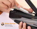Bostitch Office Executive 3 in 1 Stapler, Includes 210 Staples and Integrated Staple Remover, One Finger Stapling, No Effort, 20 Sheet Capacity, Spring Powered Stapler, Black/Gray (INP20) 🍁 All In One Marketplace Canada