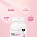 Smart Solutions Estrosmart Vegetarian Capsules, Balances Hormones, Supports Estrogen Metabolism, and Controls Breast Pain. With Calcium D-Glucarate, and DIM, Gluten-Free, Soy-Free, No Artificial Preservatives or Sweeteners, 120 Count