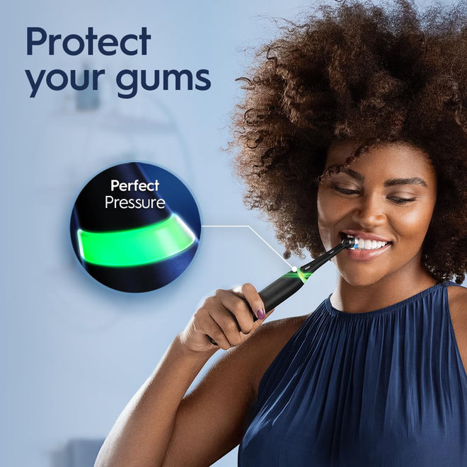 Oral-B iO4 Electric Toothbrush, for a Gentle Clean and Healthier Gums, Black, Rechargeable Electric Toothbrushes, iO Series 4 with 1 Power Toothbrush, 1 Brush Head, and 1 Travel Case 🍁 All In One Marketplace Canada