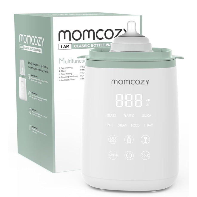 Momcozy Smart Baby Bottle Warmer & Steam Bottle Sterilizer, Fast Baby Milk Warmer with Accurate Temperature Control and Automatic Shut-Off, Multifunctional Bottle Warmers for Breastmilk or Formula 🍁 All In One Marketplace Canada