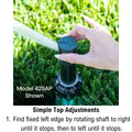 Rain Bird 42SASPG 42SA Gear Drive Rotor Sprinkler on Heavy Duty Green Spike, Adjustable 40° - 360° Pattern, 26' - 38' Spray Distance 🍁 All In One Marketplace Canada