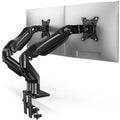 HUANUO Dual Monitor Stand for 13 to 32 Inches, Design Dual Monitor Mount, Fully Flexible Adjustable with Tilt, Swivel, Rotation, VESA 75/100, 19.8lbs per arm 🍁 All In One Marketplace Canada