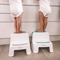 Dreambaby - 2 Up Toddler Step Stool With Non Slip Base, Kids Step Stool for Bathroom, Potty Training and Kitchen, Holds up to 175lbs - Grey & White 🍁 All In One Marketplace Canada