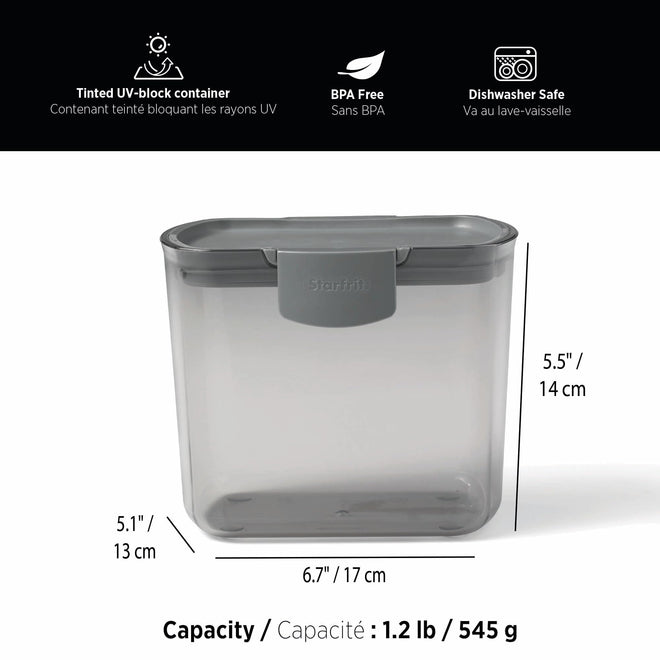 Starfrit PROKEEPER Coffee UV Tinted Container with Coffee Scoop - 1.3LB/590g - Airtight 🍁 All In One Marketplace Canada