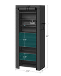 SONGMICS 10-Tier Shoe Rack, Shoe Storage Organizer Cabinet, Black URXJ10H01 🍁 All In One Marketplace Canada