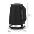 Starfrit Electric Kettle - 1.7L Capacity - Water Level Indicator - Automatic Shut-Off - 1500W – Black 🍁 All In One Marketplace Canada
