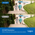 TP-Link Tapo 3K 5MP Pan/Tilt Outdoor Wired Security Wi-Fi Camera, 360° Visual Coverage, Starlight Full-Color Night Vision Up to 98ft, Person/Pet/Venicle Detection,Physical Privacy Mode (Tapo C530WS) 🍁 All In One Marketplace Canada