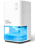 EasyAcc® Dehumidifiers, 40 oz Water Tank, (450sq ft) Quiet Dehumidifiers for RV Bedroom Bathroom Closet Auto Shut off 1200ml Small Dehumidifier with Handle, 7 Lights for Closets Trailer 🍁 All In One Marketplace Canada