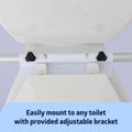 Medline Toilet Safety Rail for Seniors with Easy Installation; Height Adjustable Toilet Safety Frame; Bathroom Assist Rail with Armrests; Bathroom Safety; 250 lb. Weight Capacity 🍁 All In One Marketplace Canada