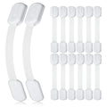 4our Kiddies 14 Pack Baby Proof Cabinet Latches, Childproof Drawer Latches with 12 Extra 3M Adhesives, Adjustable No Drilling Child Safety Cabinet Strap Locks, Baby Drawer Locks for Kids Baby Safety 🍁 All In One Marketplace Canada