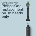 Philips One by Sonicare Rechargeable Toothbrush, 1 Brush Head, Black 🍁 All In One Marketplace Canada