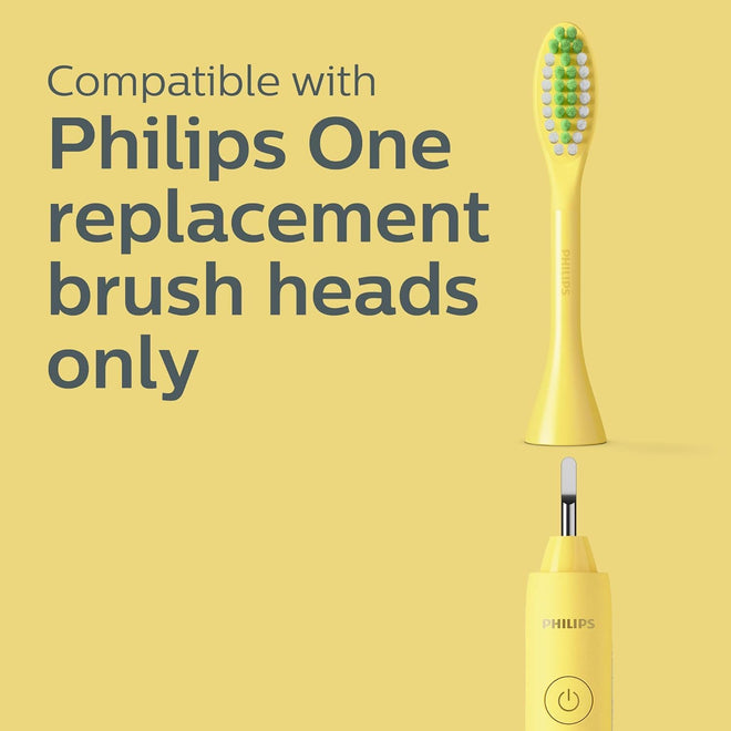 Philips One by Sonicare Battery Toothbrush, Brush Head Bundle, Mango, BD30001/AZ 🍁 All In One Marketplace Canada