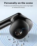 Wireless Earbuds, Bluetooth 5.4 Headphones with 50H Playback, Deep Bass Stereo Ear Buds Clear Calls with LED Power Display, Wireless Headphones with Noise Cancelling Mic for Phone/Laptop, Carbon black 🍁 All In One Marketplace Canada