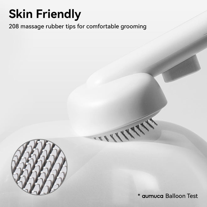 aumuca Cat Brush Dog Brush for Shedding, Cat Brushes for Long or Short Haired Cats, Dog Hair Brush Cat Grooming Brush Cat Comb Cat Deshedding Brush Easily Removes Mats, Tangles, and Loose Fur, White 🍁 All In One Marketplace Canada