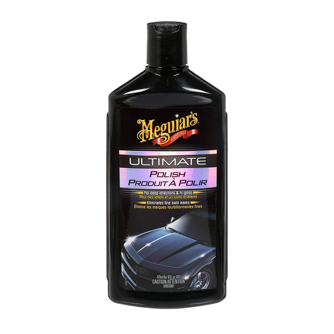 Meguiar’s Ultimate Polish – High-Gloss Polish for a Show Car Shine – Permanently Removes Light Swirls to Produce a Deep, Wet Reflection with a High Gloss Shine - Easy to Use, 16 Oz 🍁 All In One Marketplace Canada