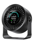 DIGIX Rechargeable USB Desk Fan for Bedroom, 100 Speeds, 360° Rotation, Wall Mounted Design Small Portable Table Fan with LED Display, Quiet Personal Desktop Cooling Fans for Home Office (Black) 🍁 All In One Marketplace Canada