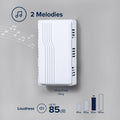 Heath Zenith White Plastic Wired Mechanical Doorbell Chime 🍁 All In One Marketplace Canada