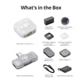 DJI Mic Mini 2 (2 TX + 1 Mobile RX + Charging Case), Lavalier Wireless Vlogging Mic for iPhone/Android/Camera, Bluetooth Microphone, Plug-and-Play, 90h Battery, Streaming, Noise Cancelling 🍁 All In One Marketplace Canada