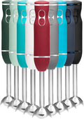Chefman Immersion Blender, 300W Hand Blender with Stainless Steel Blades, Powerful Electric Ice Crushing 2-speed Control Handheld Food Mixer, Purées, Smoothies, Shakes, Sauces & Soups, Red 🍁 All In One Marketplace Canada