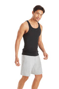 Hanes Men’s Ribbed Tank, Cotton Undershirt Tank, 6-Pack, Assorted, Size Medium 🍁 All In One Marketplace Canada