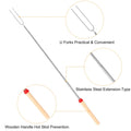 Marshmallow Roasting Sticks, Telescoping Smores Sticks for Open Fire Pit, 32 Inch Long Marshmallow Toasting Barbecue Forks Smores Skewers for Campfire Camping Hotdog Hot Dog Bonfire Grill, 5 Pack 🍁 All In One Marketplace Canada