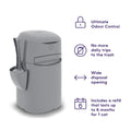 Litter Genie Easy Roll Pail with Easy Roll Refill, 24 Bags 🍁 All In One Marketplace Canada