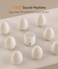 Dreamegg White Noise Machine - Portable Sound Machine Baby Adult, Travel White Noise Sound Machine, 16 Soothing Sounds, Rechargeable, Mini Sound Machine for Sleeping Baby Shower Home Hotel Gift, White 🍁 All In One Marketplace Canada