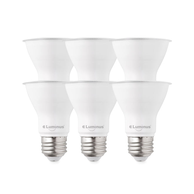 Luminus (6-Pack) LED PAR20 Light Bulbs, 50W Equivalent (7W) 500 Lumens, 3000k Bright White, 25000 Hour Lifespan, Dimmable LED Light 🍁 All In One Marketplace Canada