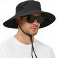 EINSKEY Sun Hat for Men/Women, Waterproof Wide Brim Bucket Hat UV Protection Boonie Hat for Fishing Hiking Garden Beach Black 🍁 All In One Marketplace Canada