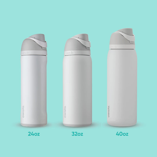 Owala FreeSip Insulated Stainless Steel Water Bottle with Straw, BPA-Free Sports Water Bottle, Great for Travel, 40 Oz, Very, Very Dark 🍁 All In One Marketplace Canada