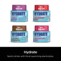 Ninja Thirsti HYDRATE Strawberry Kiwi Flavoured Water Drops with electrolytes and contain 0 calories*, 0 sugar* (*per 12oz classic serving). . Turn water into refreshing fruit-flavoured sparkling or still drinks with Ninja Thirsti Hydrate Flavoured Water