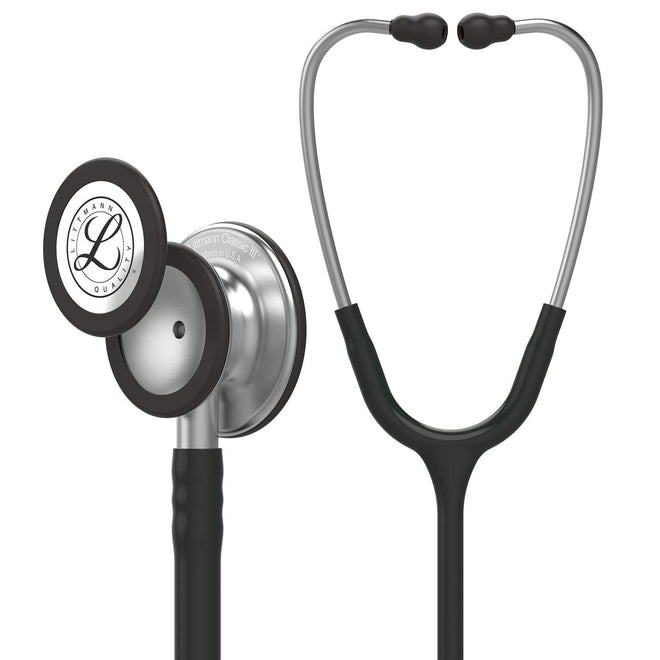 3M Littmann Classic III Monitoring Stethoscope, 5620, More Than 2X as Loud*, Weighs Less**, Stainless Steel Chestpiece, 69 cm (27") Black Tube 🍁 All In One Marketplace Canada