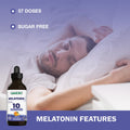 Melatonin, 10 mg, Sugar Free, Sleep Aid, Orange, 115 ml 🍁 All In One Marketplace Canada