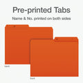 Pendaflex File Folders, 1/2 Cut Tab, Letter Size, Orange, Durable Paper Stock, 100/Box, Ideal for Office/Home/School Organization, Made in Canada, Reversible File Organizers 🍁 All In One Marketplace Canada
