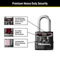 Master Lock Magnum Heavy Duty Outdoor Padlock with Key, 2 Pack Keyed-Alike M115XTLF 🍁 All In One Marketplace Canada