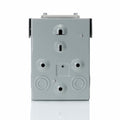 Leviton 50A Outdoor EV Charging Outlet with Metal Weather-Resistant Cover, Surface Mount, EVCVM-050, Gray 🍁 All In One Marketplace Canada