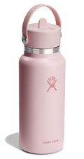 Hydro Flask 32 Oz Stainless Steel Wide Mouth Water Bottle with Leakproof Flex Straw Cap, Trillium 🍁 All In One Marketplace Canada
