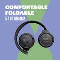 JBL Tune 520BT - Wireless On-Ear Headphones, Up to 57H Battery Life and Speed Charge, Lightweight, Comfortable and Foldable Design, Hands-Free Calls with Voice Aware (Black) 🍁 All In One Marketplace Canada