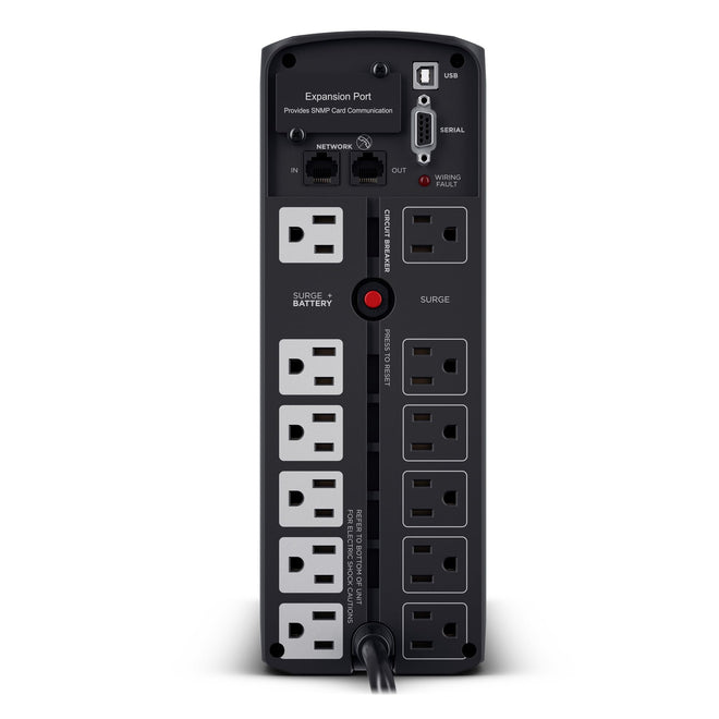 CyberPower CP1500PFCLCD PFC Sinewave UPS System, 1500VA/1000W, 12 Outlets, AVR, Mini Tower, Black 🍁 All In One Marketplace Canada