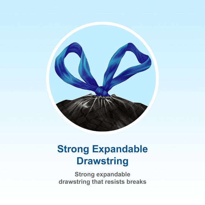 Hefty™ Garbage Bags, Value Pack Large 90 Litres Black, Drawstring, 80 Bags, Fits simplehuman code X 🍁 All In One Marketplace Canada