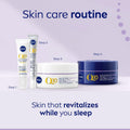 NIVEA Q10 Anti-Wrinkle + Fragrance Free Night Cream for Sensitive Skin | Night face moisturizer | 50mL 🍁 All In One Marketplace Canada