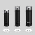 Bubba 24 oz Dualsip Water Bottle with Straw & 2-Way Lid | Leakproof Metal Tumbler | Insulated Stainless Steel | Reusable | Lightweight | Dishwasher Safe | Lead & BPA-Free | Office Siren 🍁 All In One Marketplace Canada