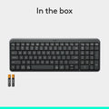 Logitech K250 Bluetooth Keyboard with Numpad, Easy Connectivity, Compact Wireless Keyboard Made with Recycled Plastic, Spill-Resistant, Comfortable Keys - Windows/MacOS - Graphite 🍁 All In One Marketplace Canada