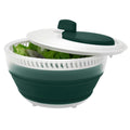 Starfrit Collapsible Salad Spinner 3L Capacity - Compact Storage - Basket Doubles as Colander - Bowl Can Be Used For Serving 🍁 All In One Marketplace Canada