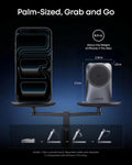 Anker Prime 3-in-1 Charging Station, AirCool Wireless Charger, 25W Qi2.2-Certified Palm-Sized Foldable MagSafe Charger Compatible with iPhone 17, Apple Watch, AirPods (Non-Battery, with Adapter) 🍁 All In One Marketplace Canada