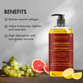 MAJESTIC PURE Cellulite Massage Oil - with Vegan Collagen & Stem Cells, Unique Blend of Massage Essential Oils - Cellulite Oil Improves Skin Tightening and Firming, 8 fl oz 🍁 All In One Marketplace Canada