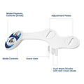 LUXE Bidet NEO 185 - Dual Nozzle, Self-Cleaning, Non-Electric Bidet Attachment for Toilet Seat, Adjustable Water Pressure, Rear & Feminine Wash (Blue) 🍁 All In One Marketplace Canada