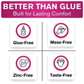 Cushion Grip Thermoplastic Denture Adhesive – Refits & Tightens Loose Dentures, Works Like a Denture Reliner for a Long-Lasting, Secure Fit, Cushions Gums, Waterproof & Zinc-Free - 1 oz 🍁 All In One Marketplace Canada