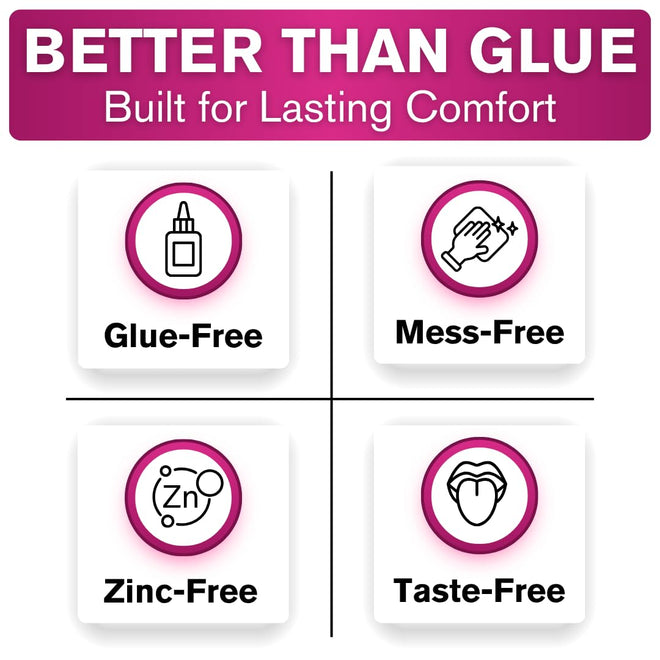 Cushion Grip Thermoplastic Denture Adhesive – Refits & Tightens Loose Dentures, Works Like a Denture Reliner for a Long-Lasting, Secure Fit, Cushions Gums, Waterproof & Zinc-Free - 1 oz 🍁 All In One Marketplace Canada