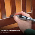 Dremel Flex Shaft Rotary Tool Attachment with Comfort Grip and 36” Long Cable-Engraver, Polisher, and Mini Sander-Ideal for Detail Metal Engraving, Wood Carving, and Jewelry Polishing, 225-02, Grey 🍁 All In One Marketplace Canada